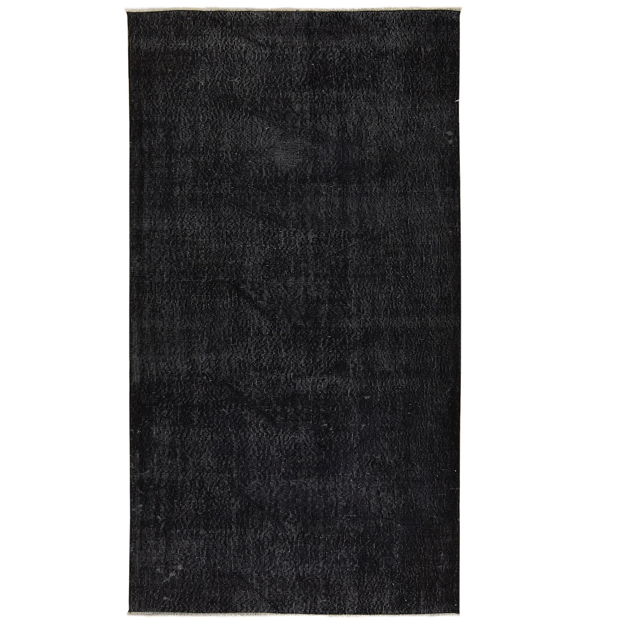 Emilee | Elegant Black Wool and Cotton Rug | Kuden Rugs