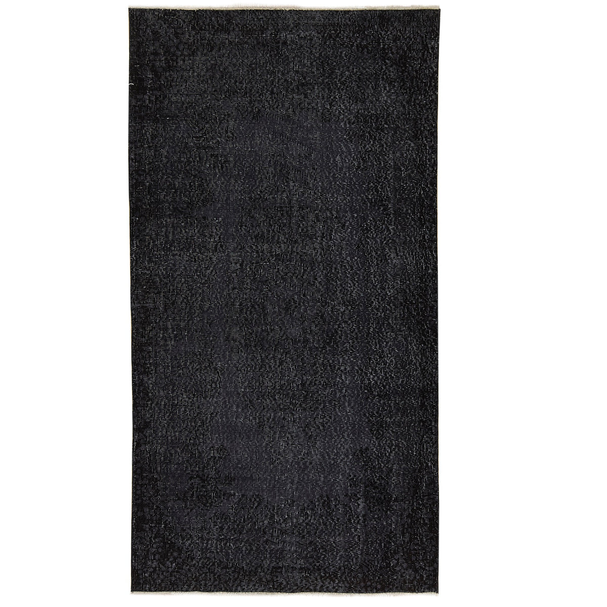 Erika | Classic Black Hand-Knotted Rug | Kuden Rugs