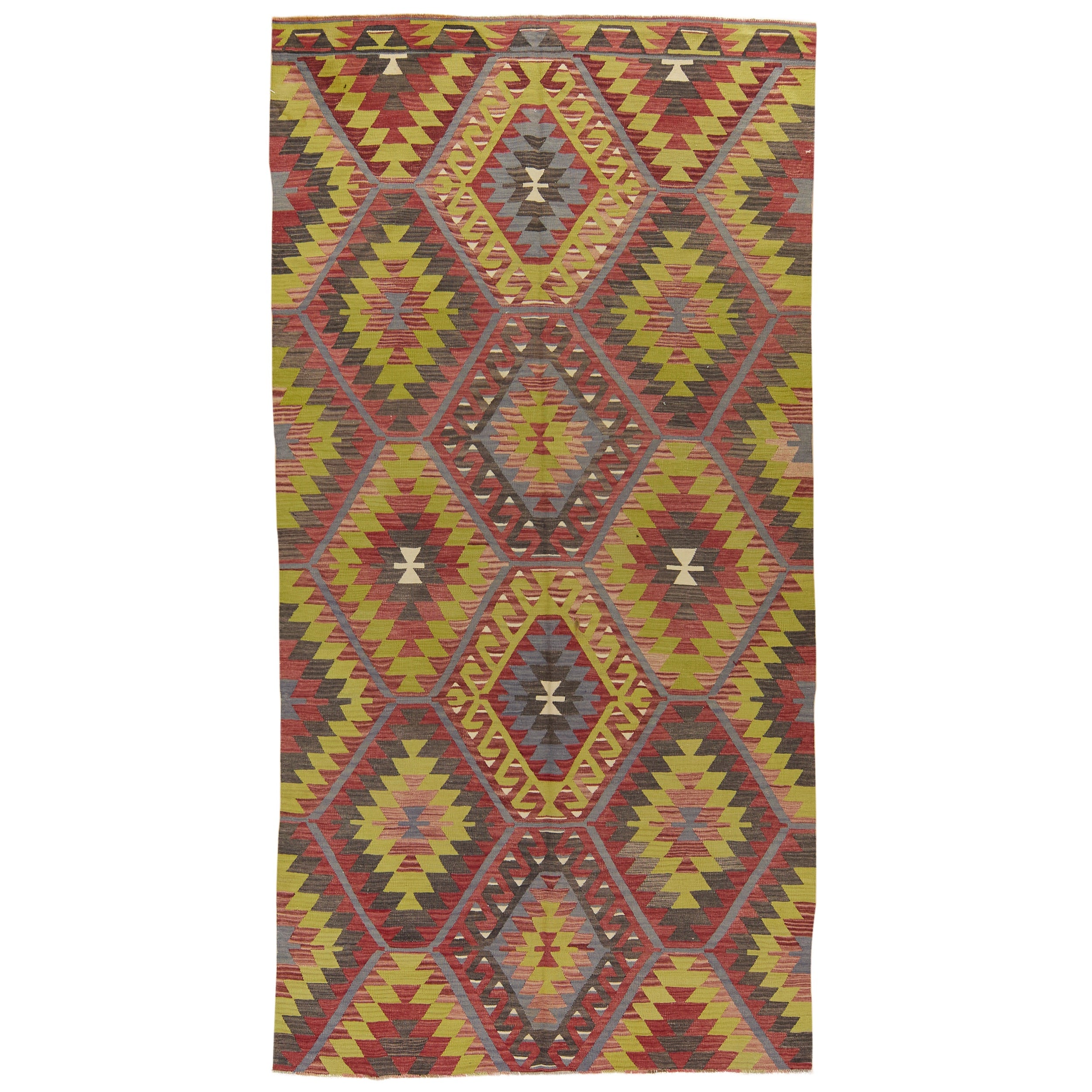 Esperanza: Vintage Turkish Rug - Geometric elegance for your home. | Kuden Rugs