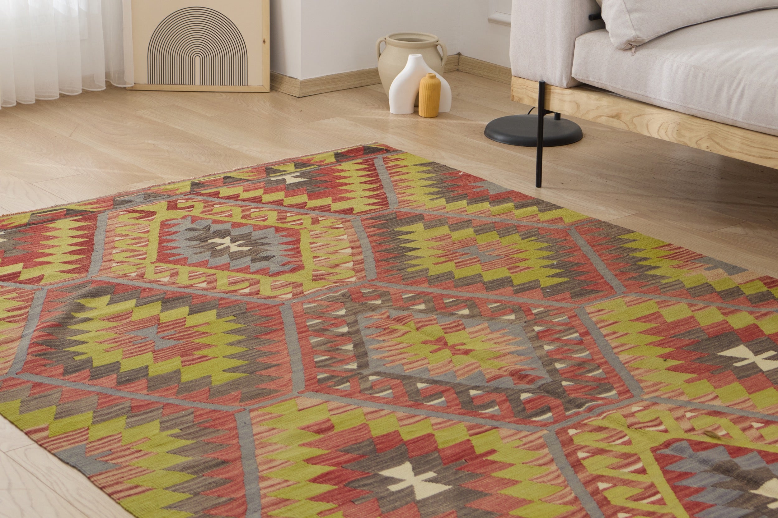 Esperanza: A unique Turkish carpet with rich multi-colored tones. | Kuden Rugs