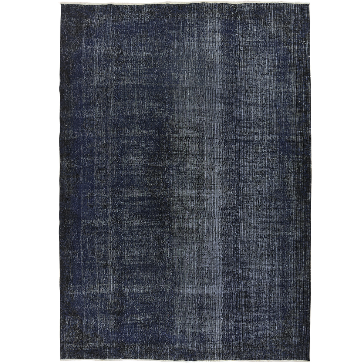 Faiga | Serene Blue Overdyed Wool Rug | Kuden Rugs