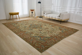 Faithful - Timeless Red Medallion Splendor | Kuden Rugs