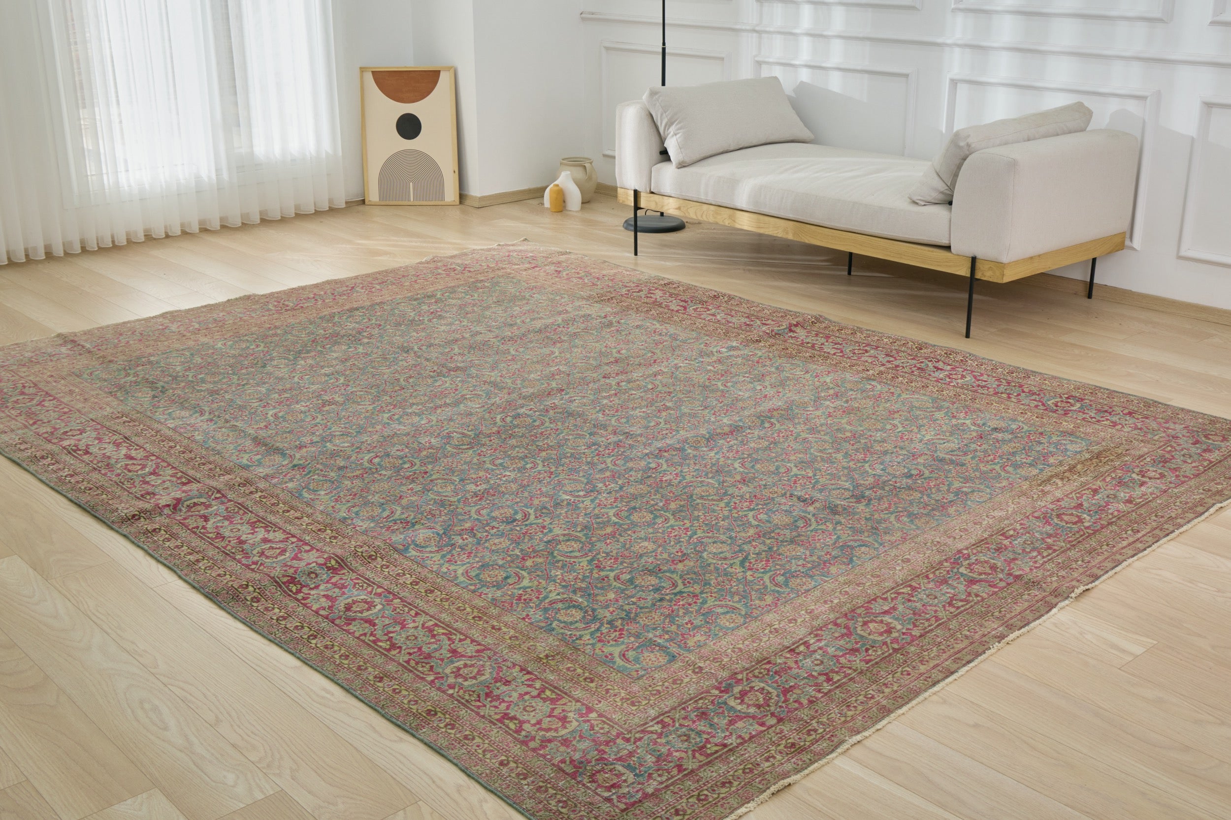 Handwoven tradition meets modern style: The Faustine Rug | Kuden Rugs