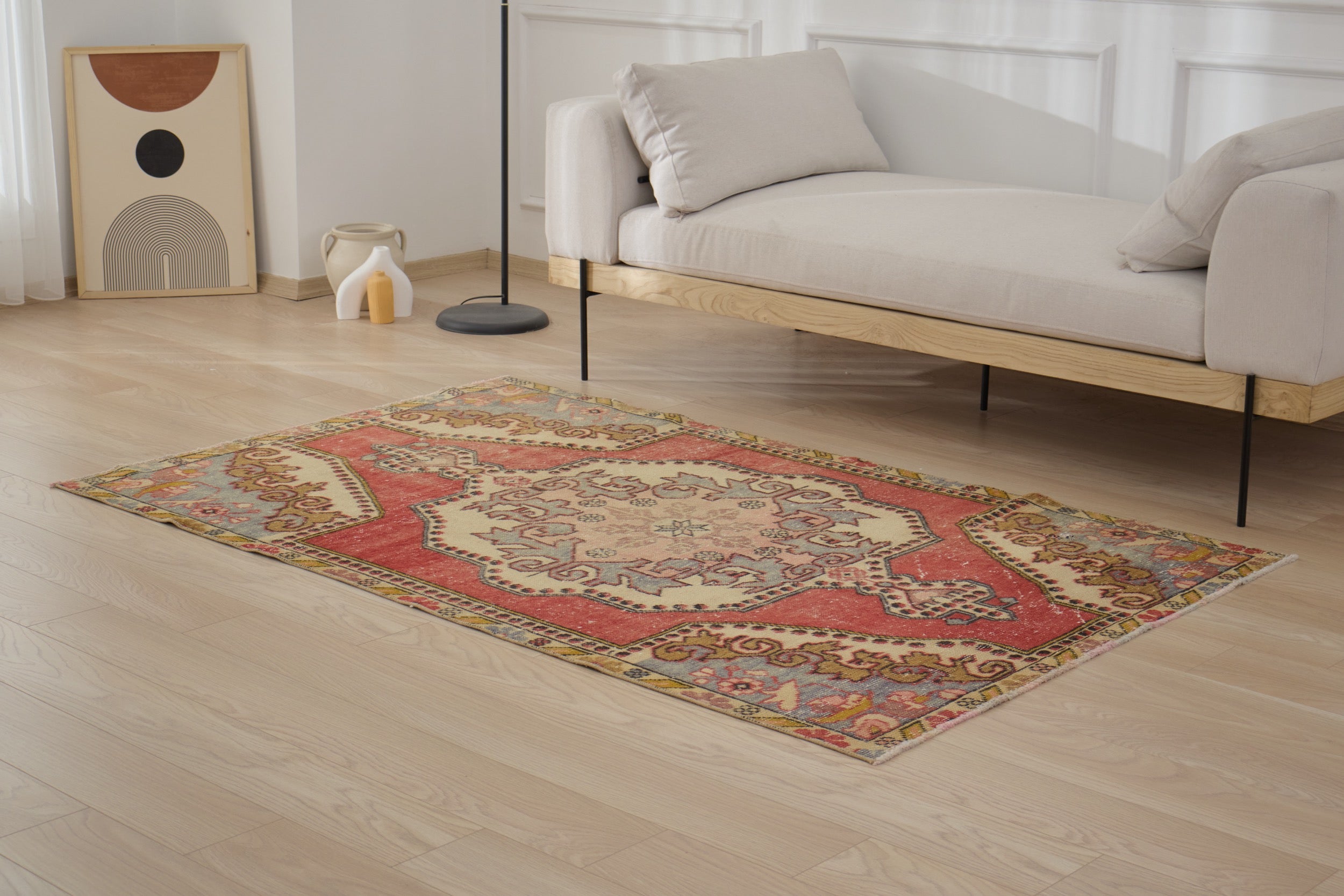 Handwoven tradition meets modern style. The Frannie Rug. | Kuden Rugs