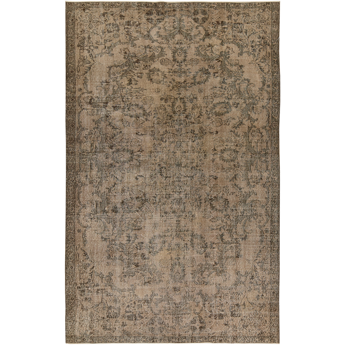 Galrlynde | Rich Brown Hand-Knotted Rug | Kuden Rugs