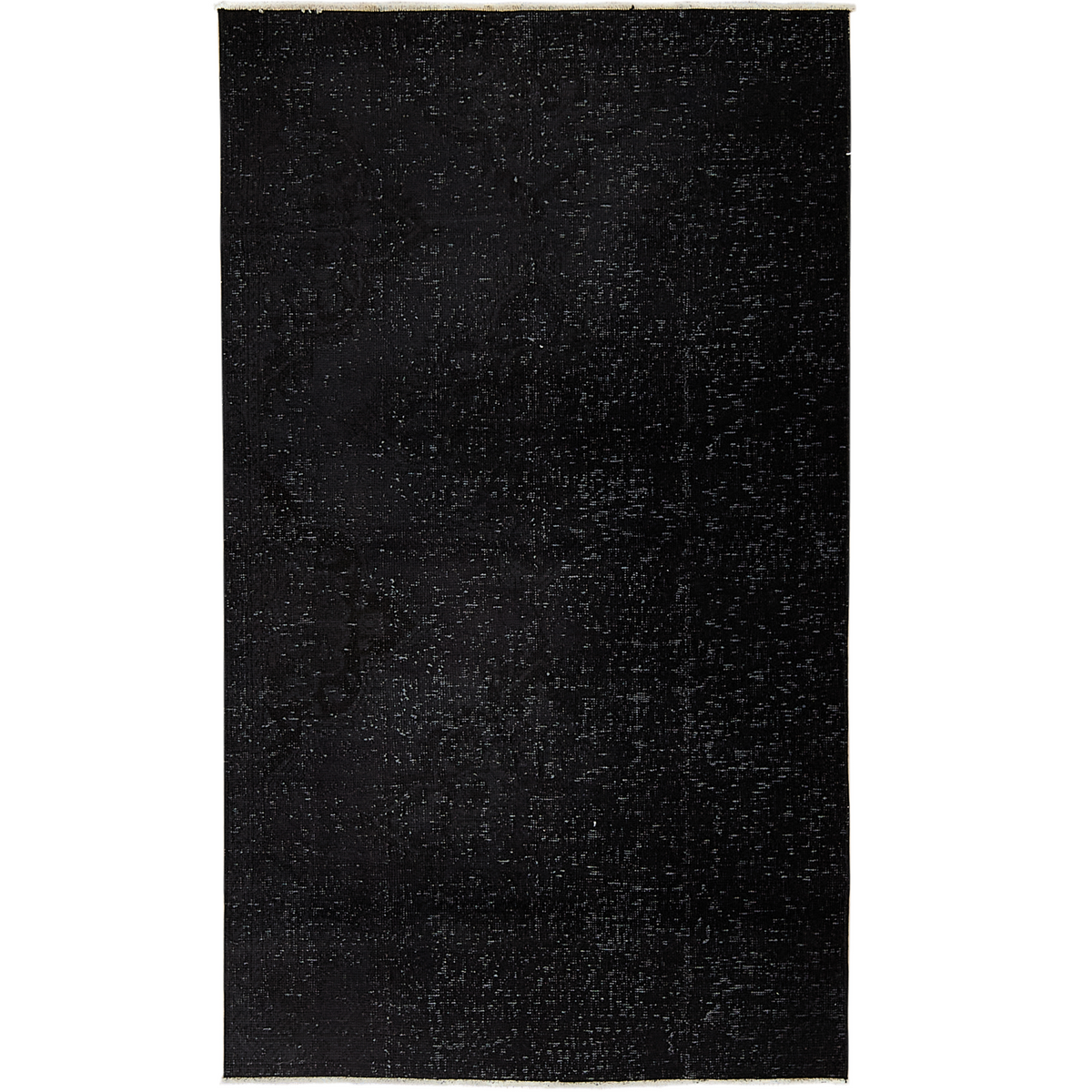 Ghislaine | Elegant Black Medallion Wool Rug | Kuden Rugs