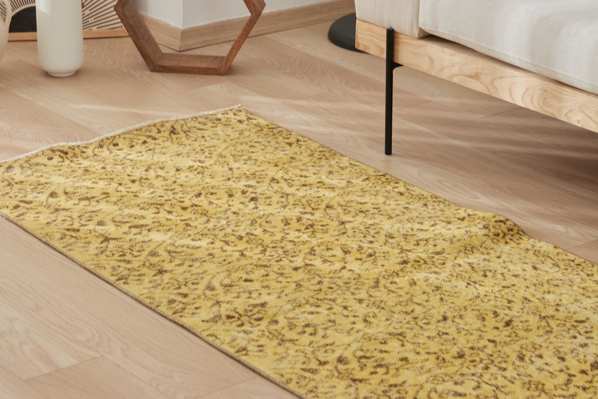 Gillien | Unique Low-Pile Wool and Cotton Rug | Kuden Rugs
