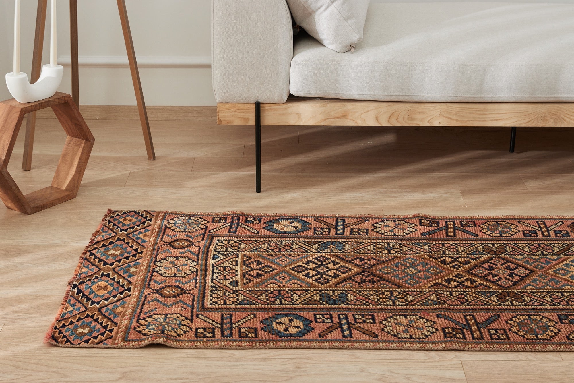 Grazyna | Unique Long Runner with Timeless Design | Kuden Rugs