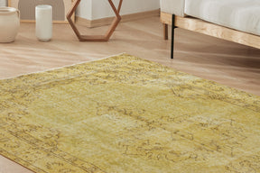 Ilyni | Hand-Knotted Vintage Area Carpet | Kuden Rugs