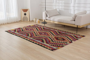 Imani: A unique Turkish carpet with vibrant multi-color tones. | Kuden Rugs