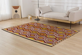 Embrace vibrant design with the Ingrid hand-knotted rug. | Kuden Rugs