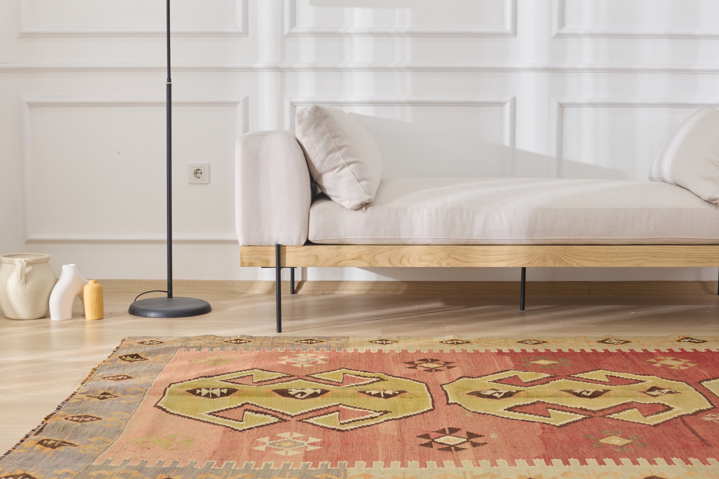 Indulge in the Timeless Beauty of Jacquelyn, a Low-Pile Turkish Rug | Kuden Rugs