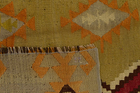 Embrace the Enchanting Allure of Jacquelyn, a Vintage Turkish Kilim | Kuden Rugs