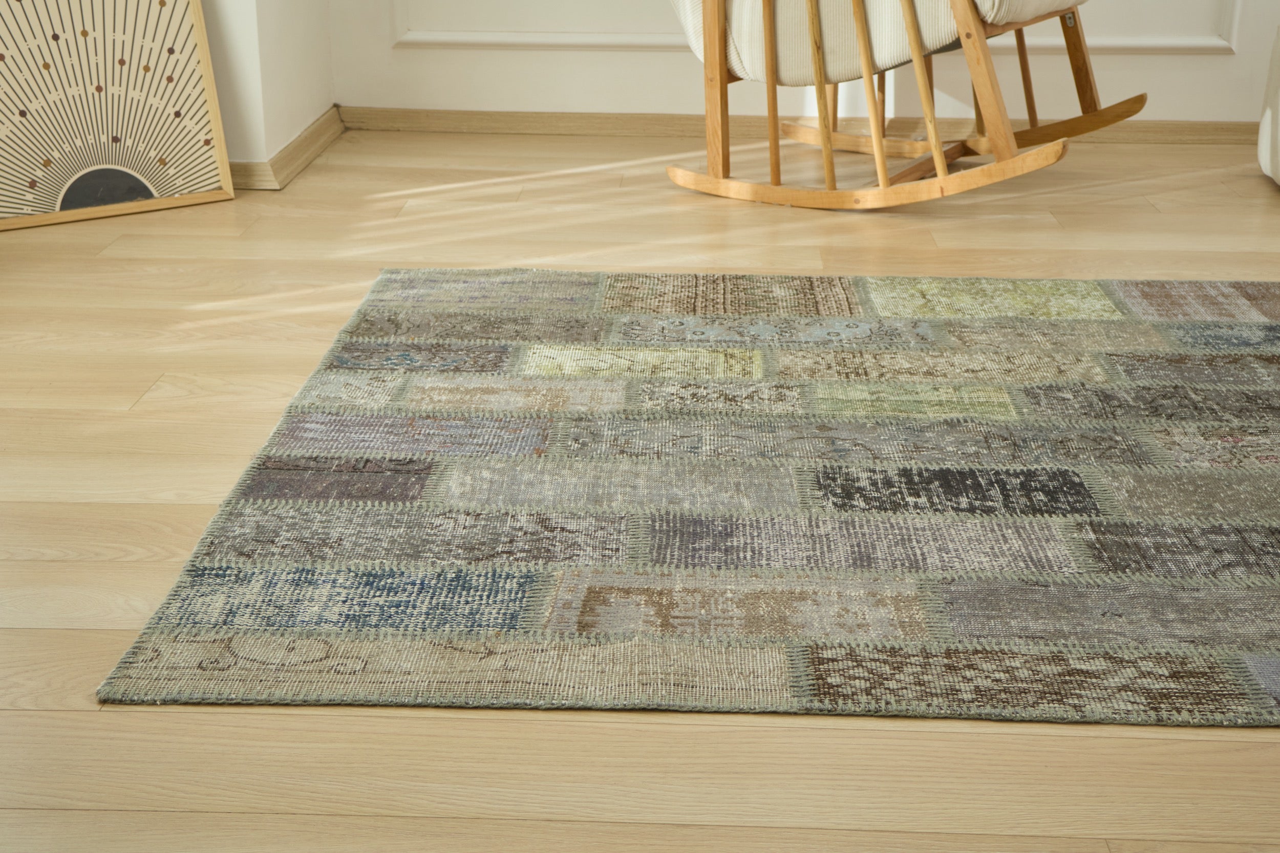 Handwoven tradition meets modern style. The Jaelynn Rug. | Kuden Rugs