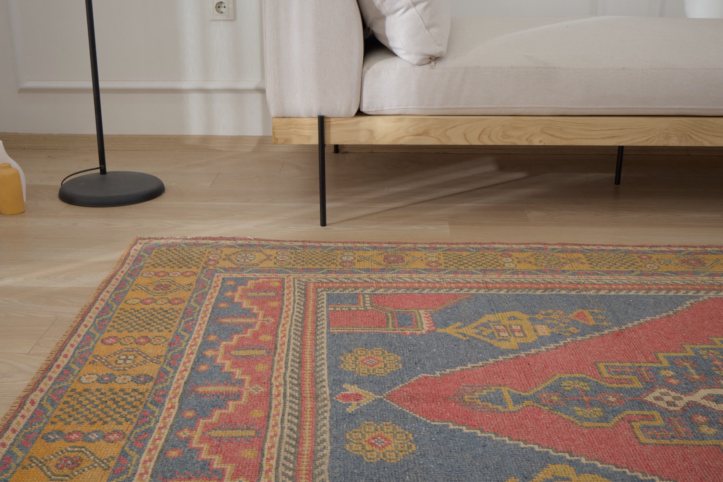 Handwoven tradition meets modern style. The Jain Rug. | Kuden Rugs