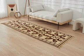 Jamiya | Beige Elegance | Authentic Runner Carpet | Kuden Rugs