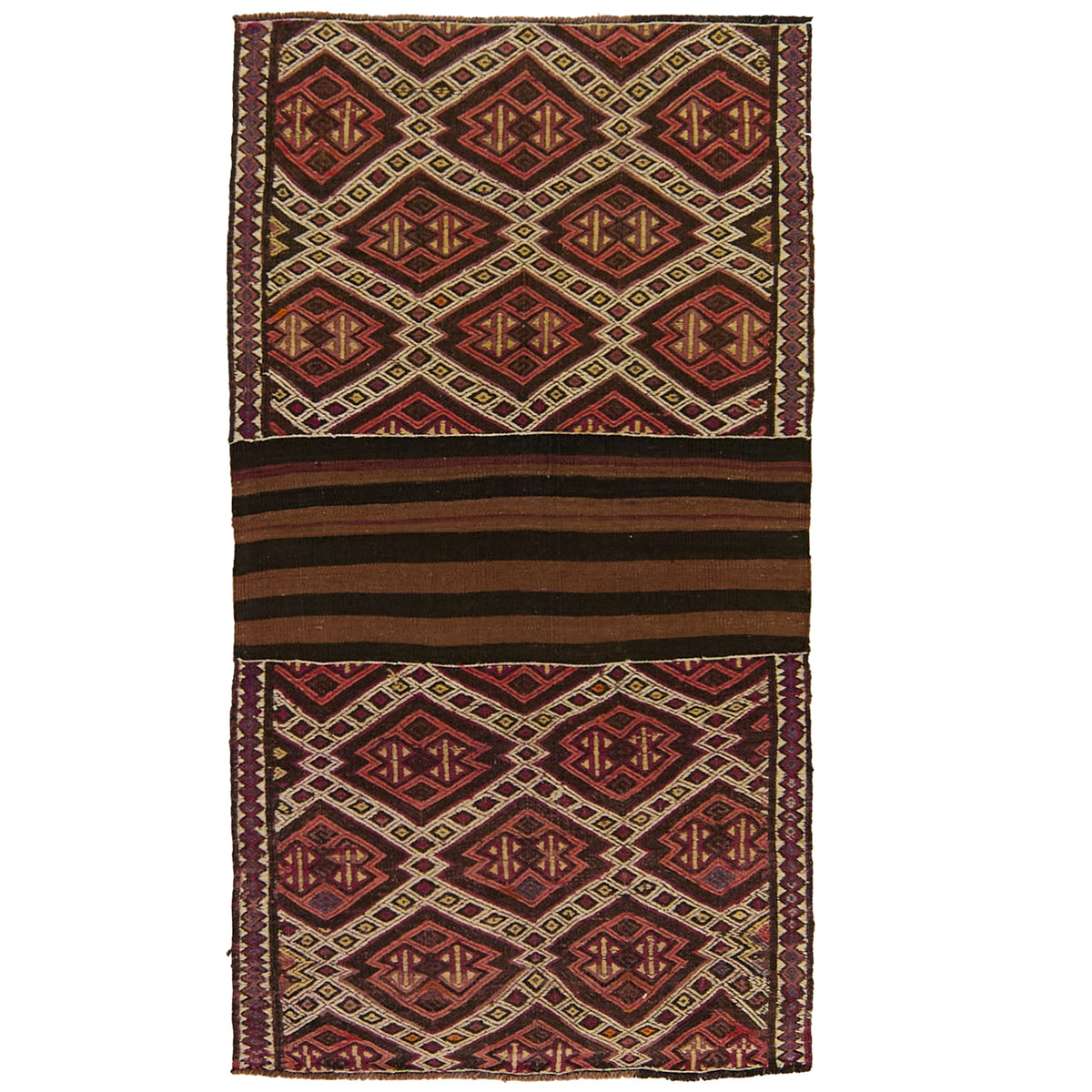 Jaylah: Vintage Turkish Rug - Geometric elegance for your home. | Kuden Rugs