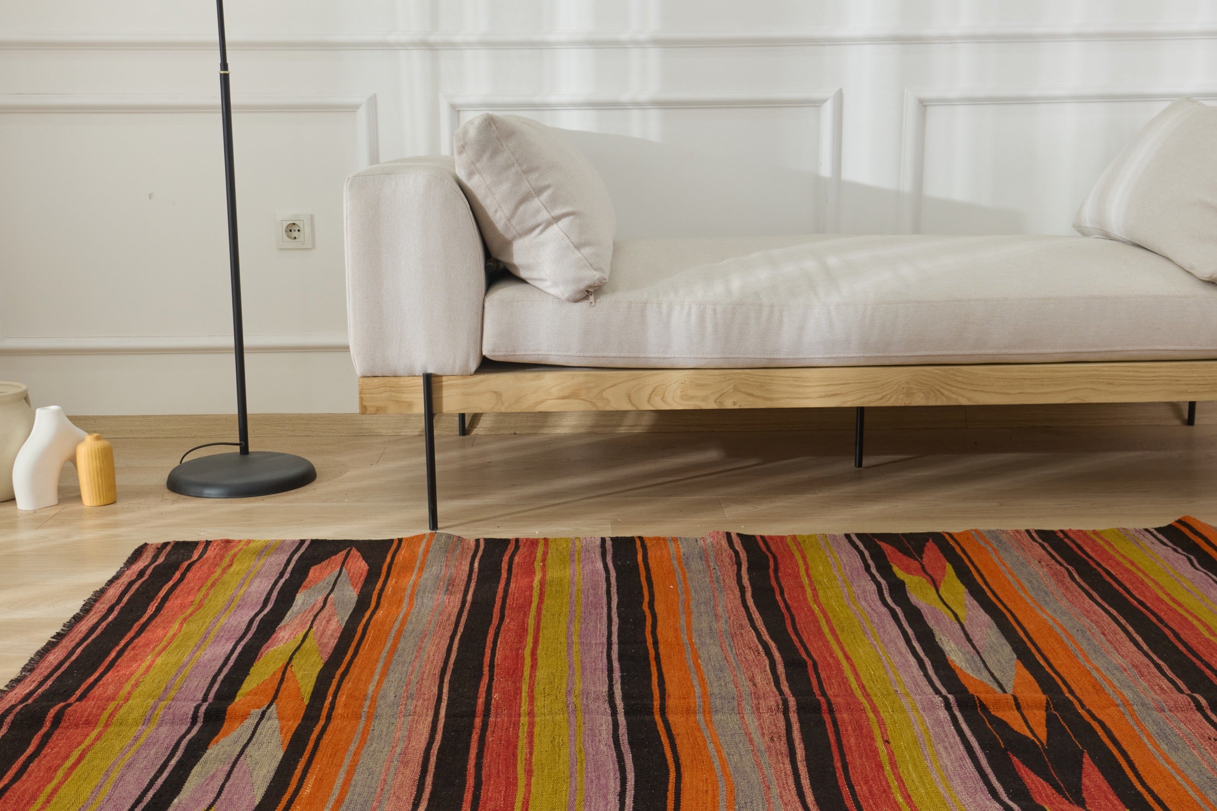 Jaylynn: A unique Turkish carpet with vibrant multi-color tones. | Kuden Rugs