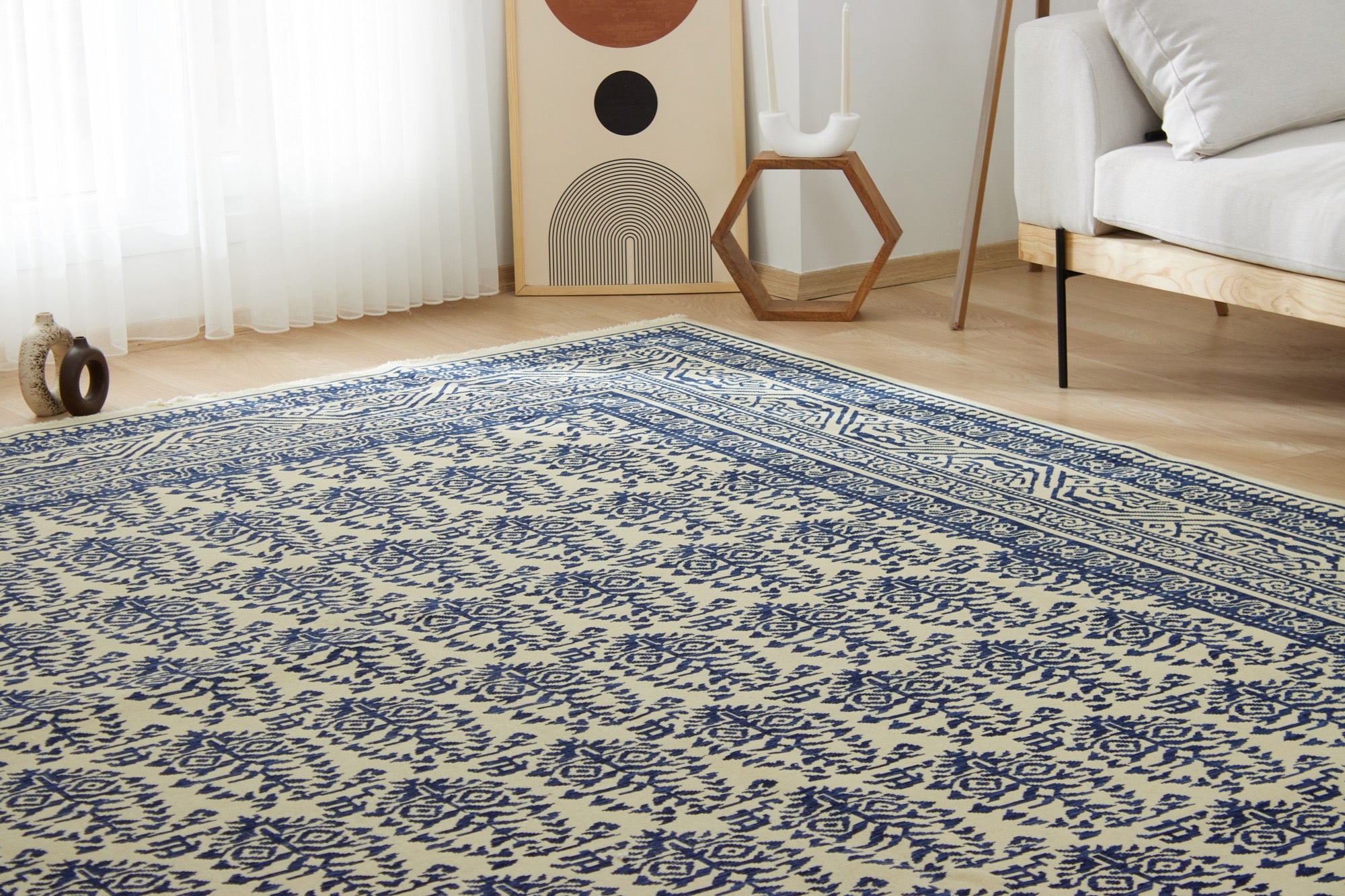 Jean | Medium Pile Allover Design Carpet | Kuden Rugs