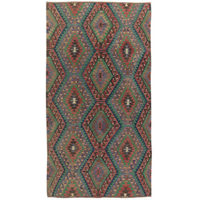 Jenna: Vintage Turkish Rug - Geometric elegance for your home. | Kuden Rugs