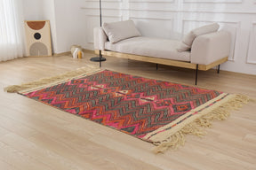 Embrace vibrant design with the Jimena hand-knotted rug. | Kuden Rugs