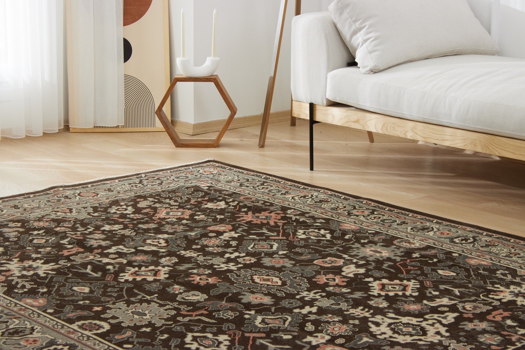 Jordee | Contemporary Vintage-Inspired Carpet | Kuden Rugs