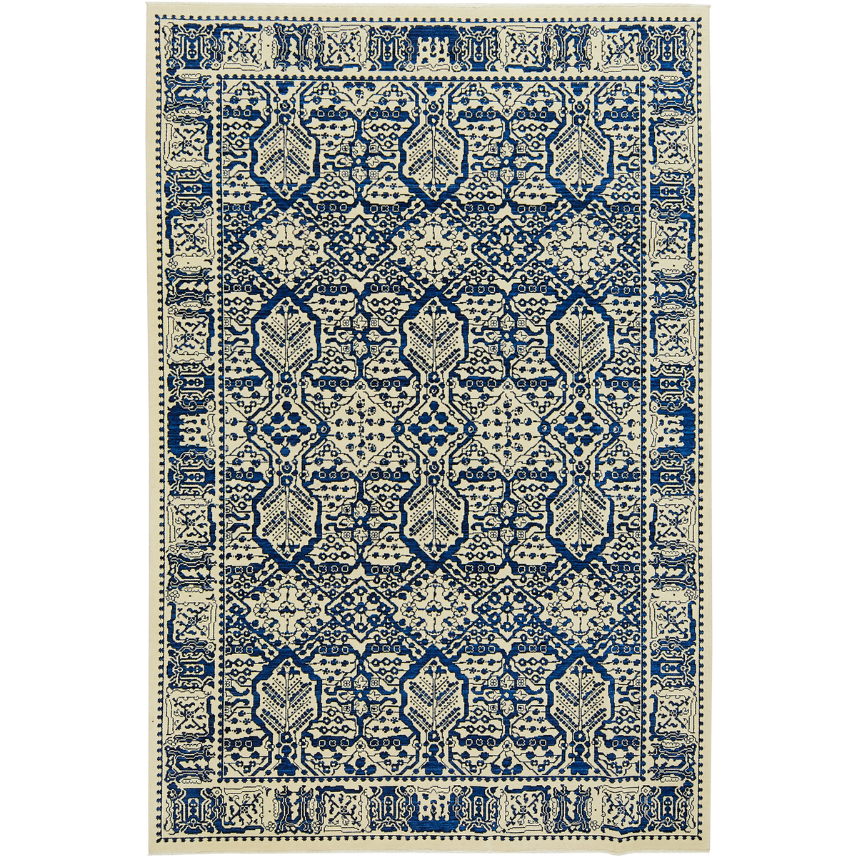 Kaelinn | Vibrant Blue Oriental Rug | Kuden Rugs