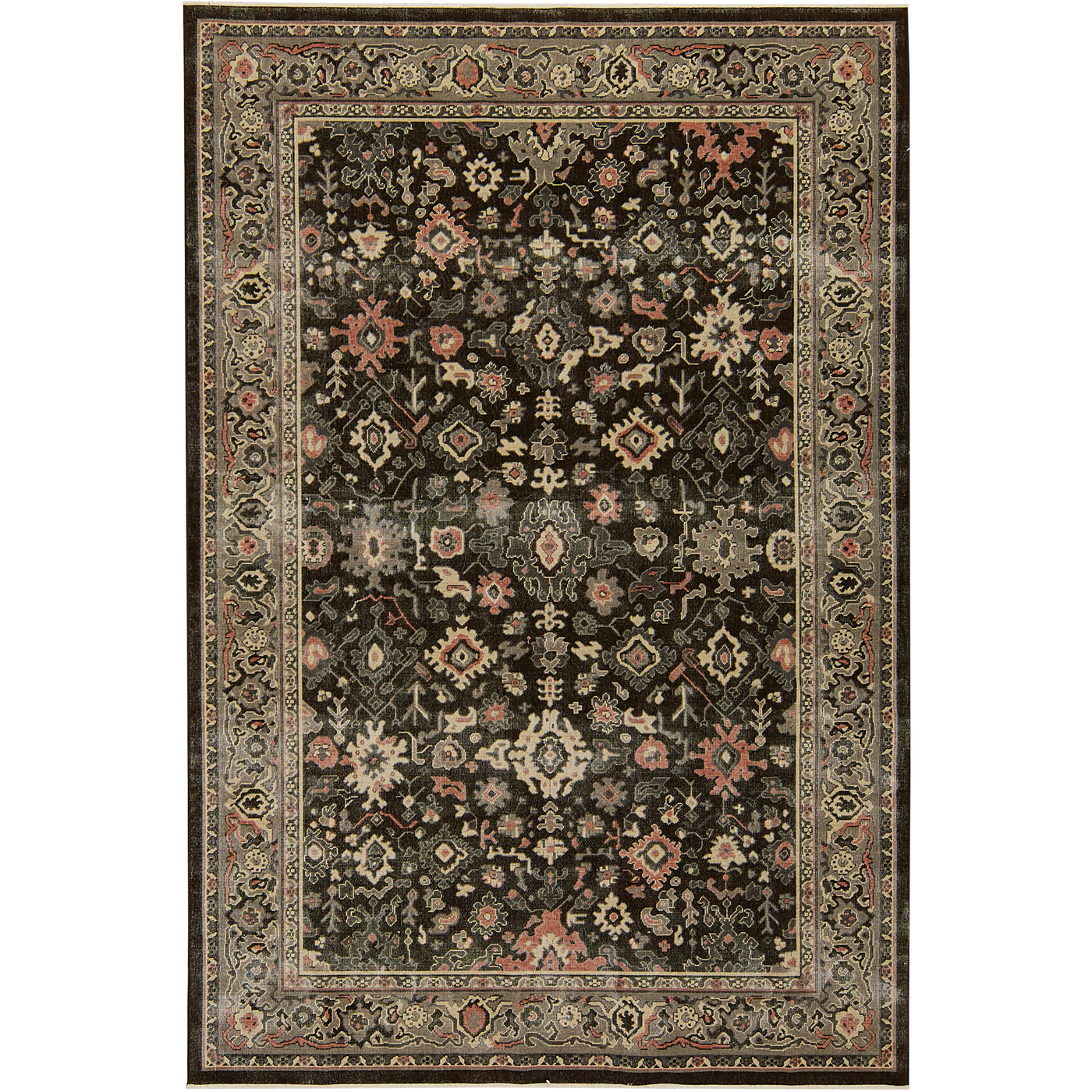 Kaitey | Sophisticated Black Oriental Rug | Kuden Rugs