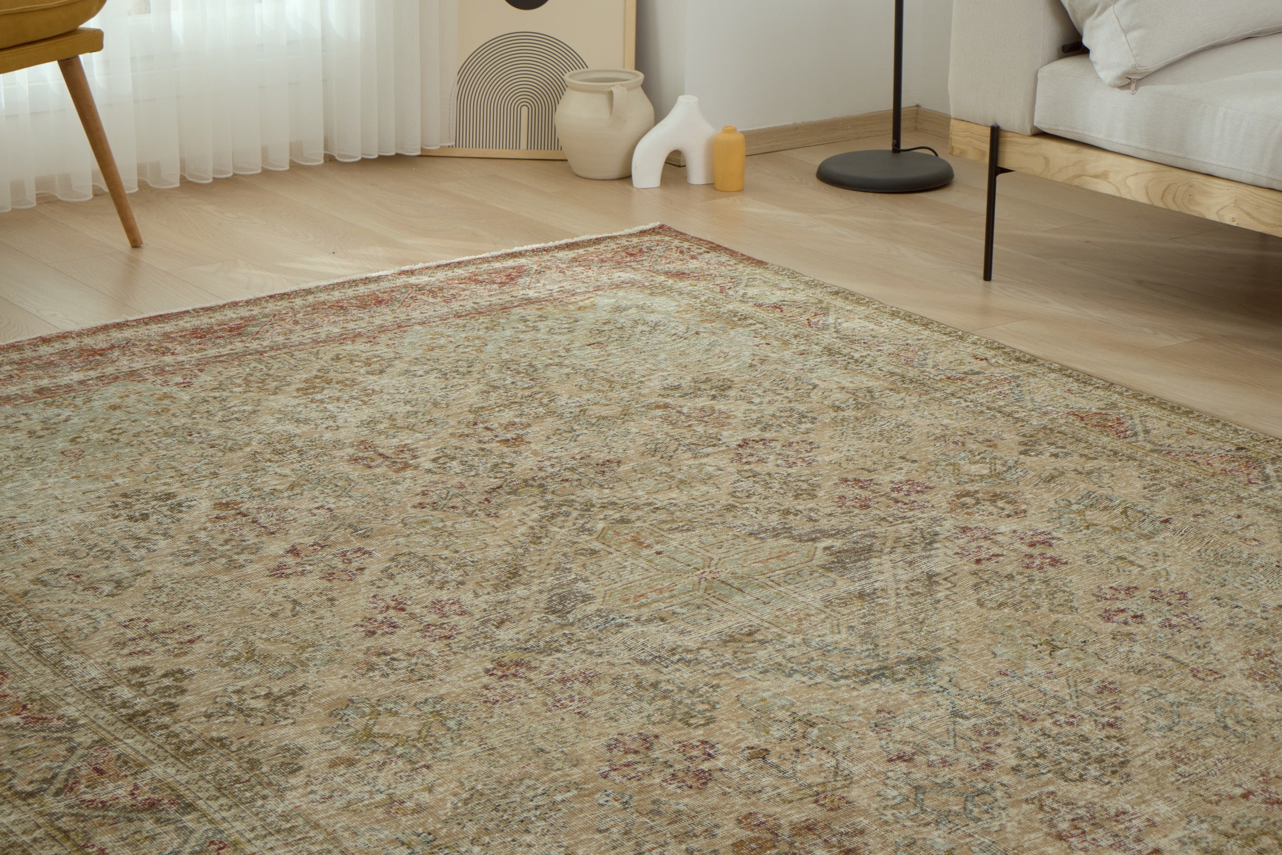 Kaitrionaugh - Vibrant Medallion Masterpiece | Kuden Rugs