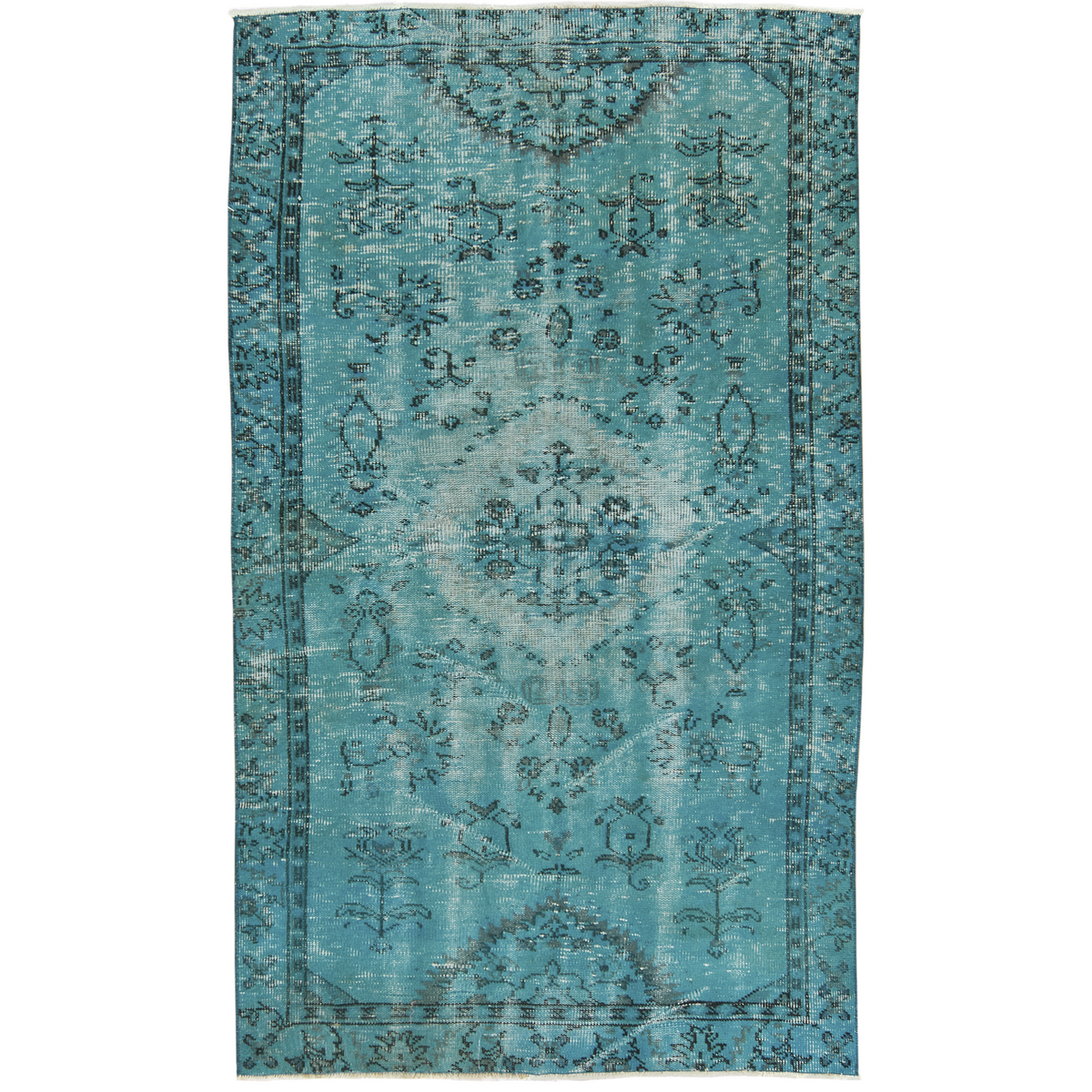 Kaja | Turquoise Treasure | Hand-Knotted Turkish Rug | Kuden Rugs