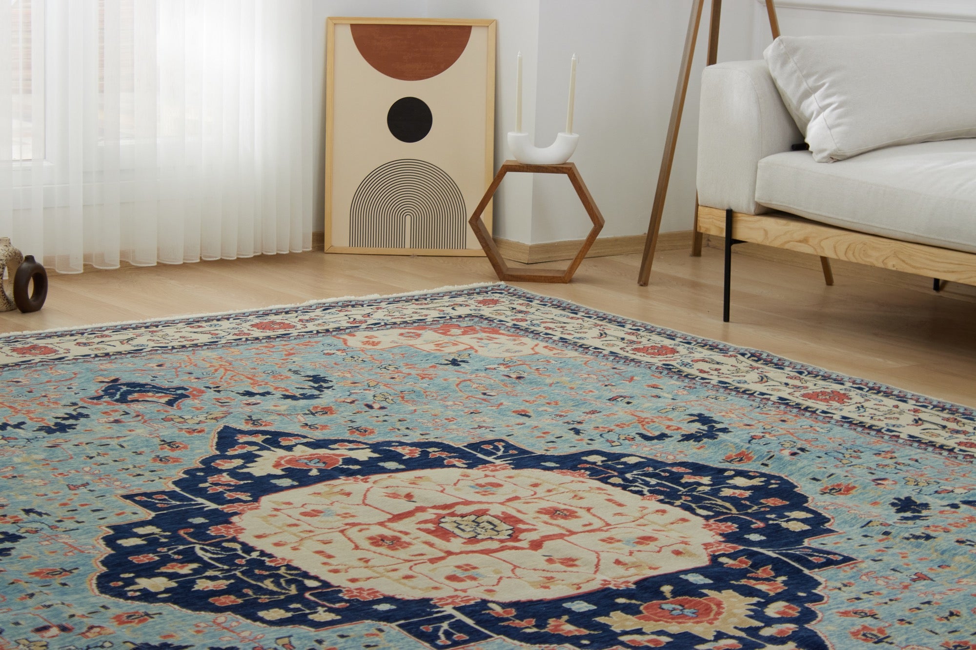 Kamyla | New Vintage-Inspired Artisan Carpet | Kuden Rugs