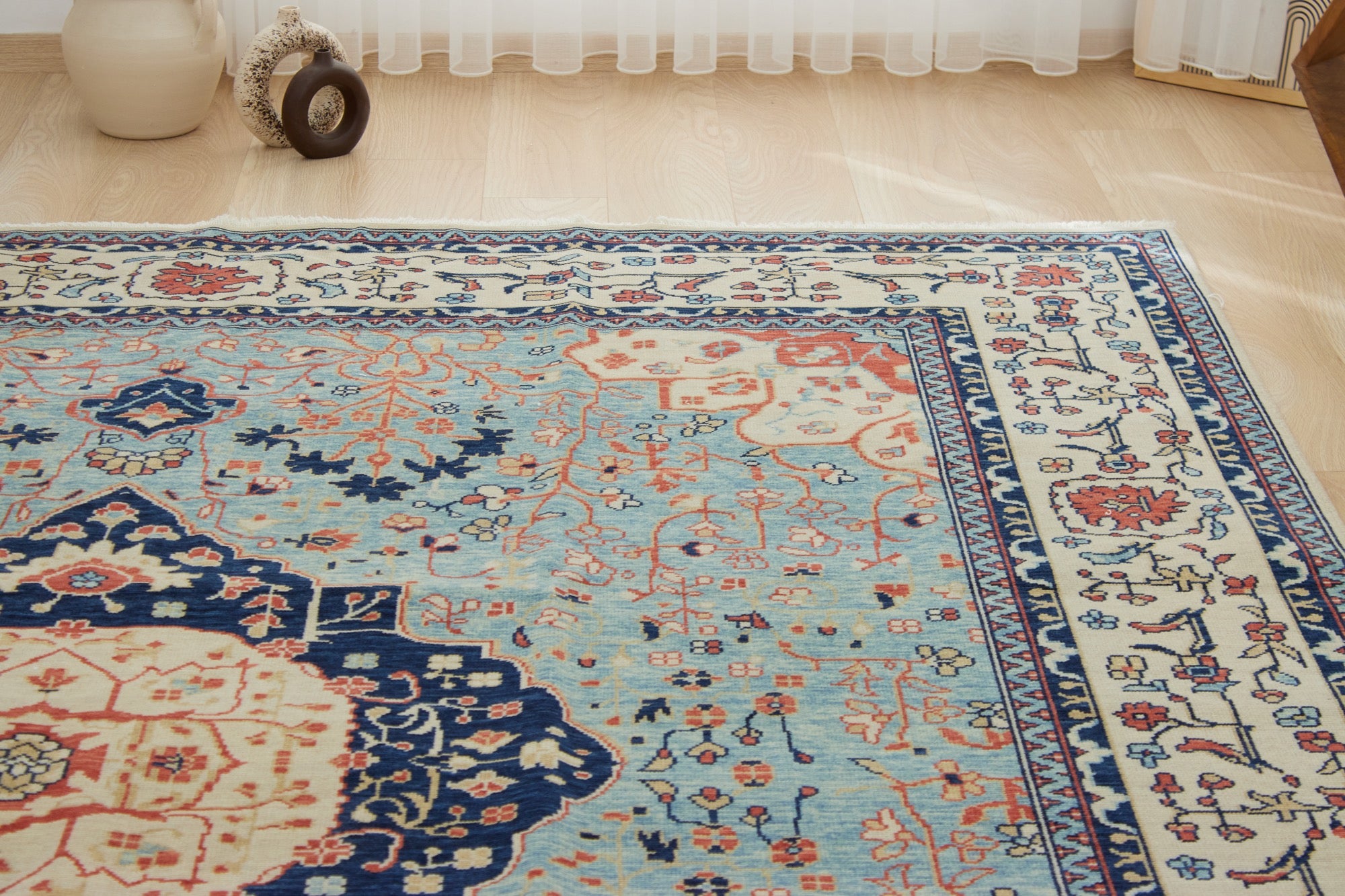 Karlene | New Vintage-Inspired Artisan Carpet | Kuden Rugs