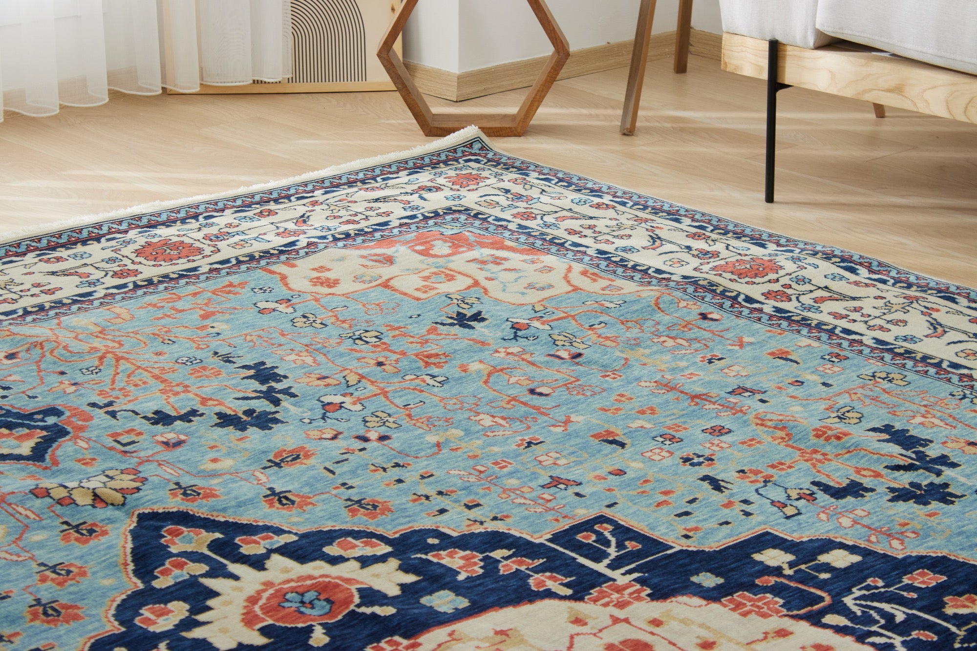Karolyna | New Vintage-Inspired Artisan Carpet | Kuden Rugs