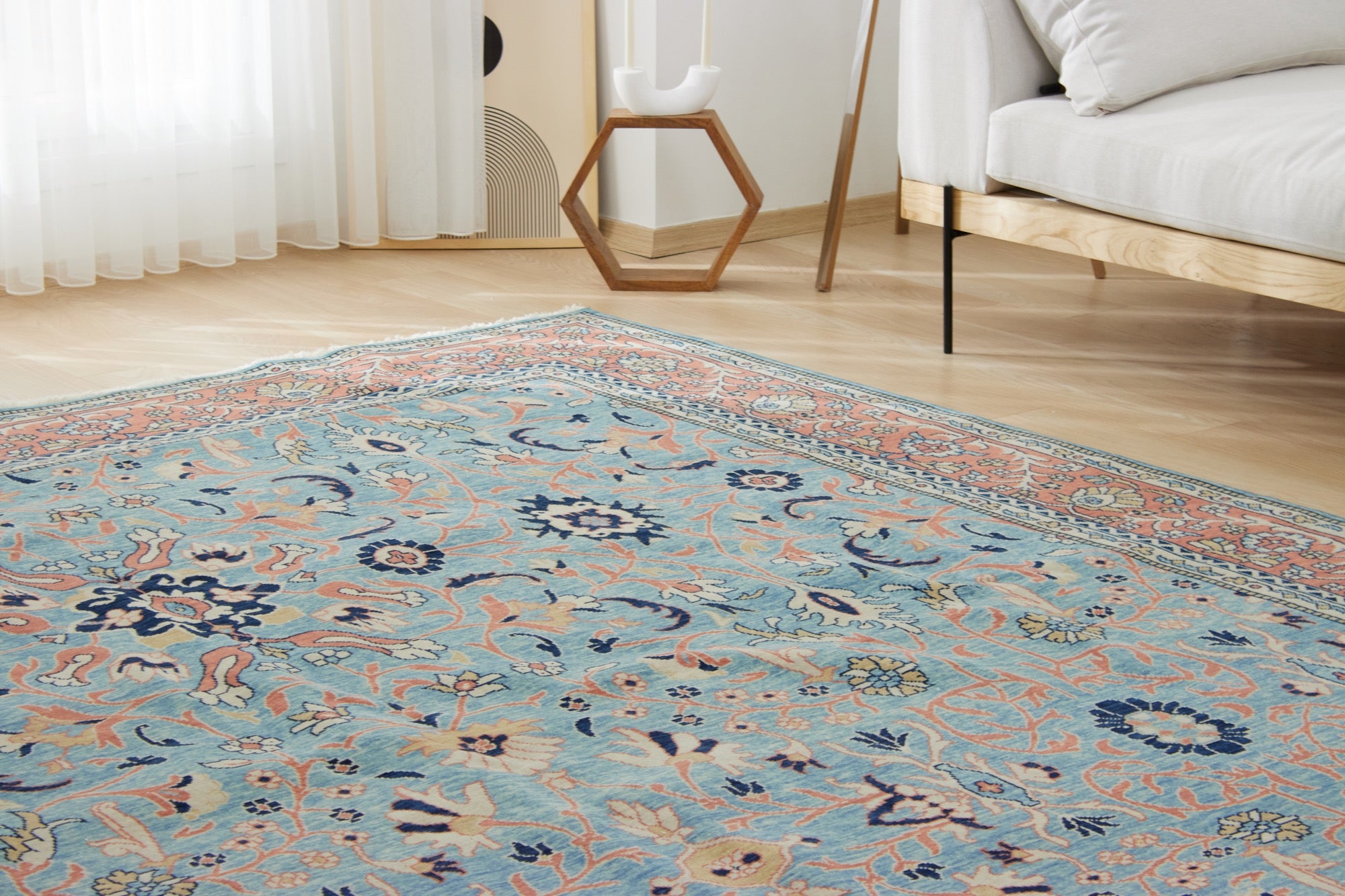 Kate | New Vintage-Inspired Artisan Carpet | Kuden Rugs