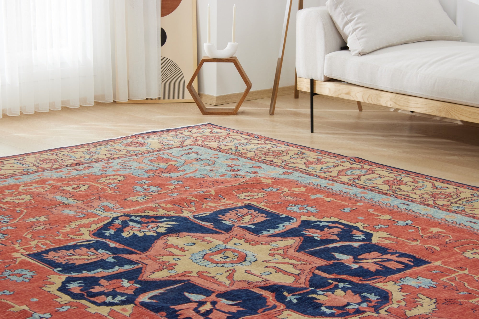 Kaylah | New Vintage-Inspired Artisan Carpet | Kuden Rugs