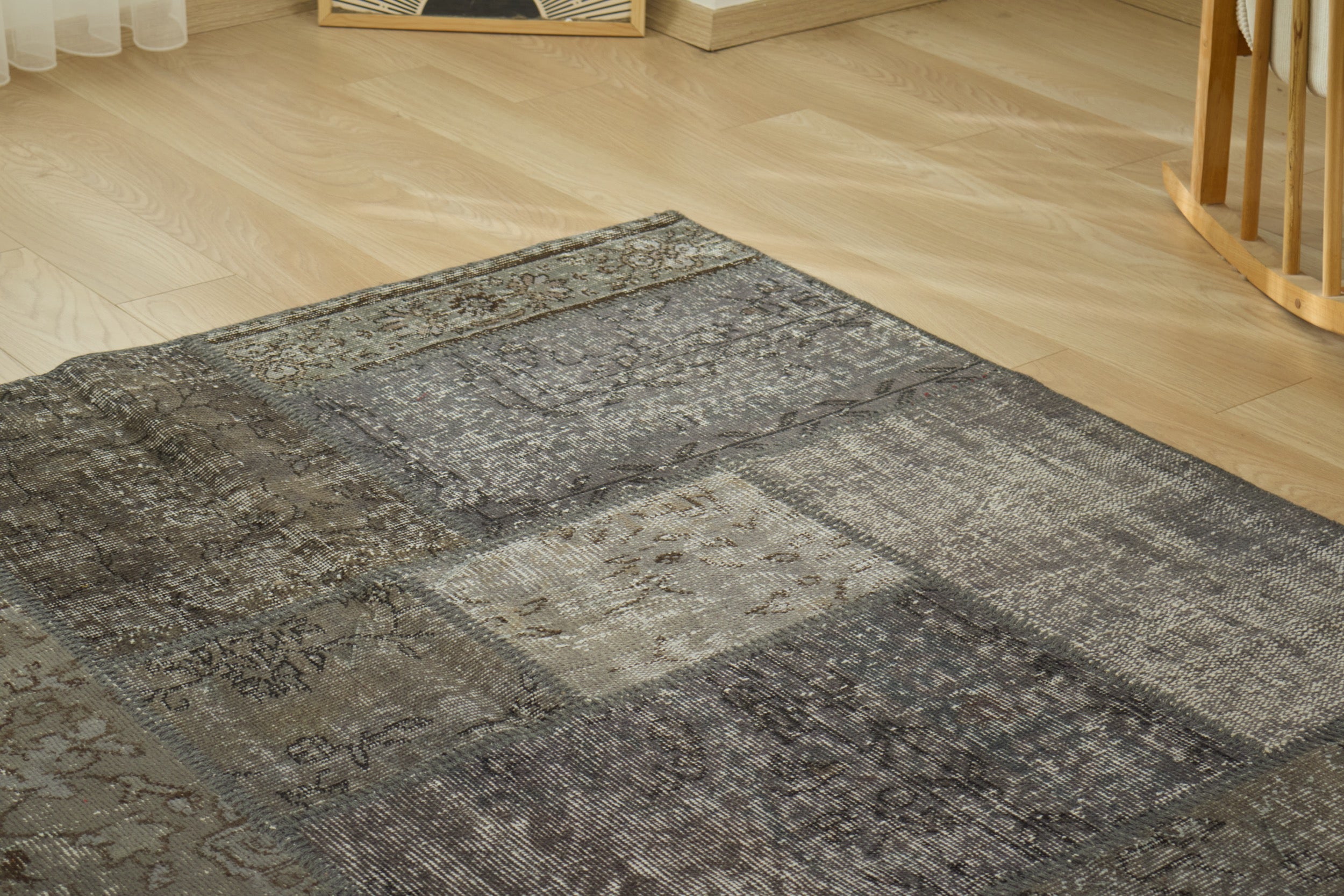 Kealy - Vintage Patchwork Rug | Kuden Rugs