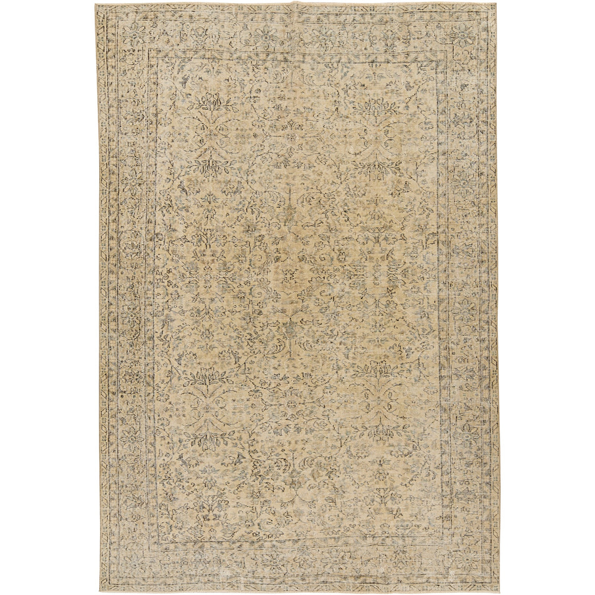 Kenia | Allover Vintage | Hand-Knotted Turkish Area Rug | Kuden Rugs