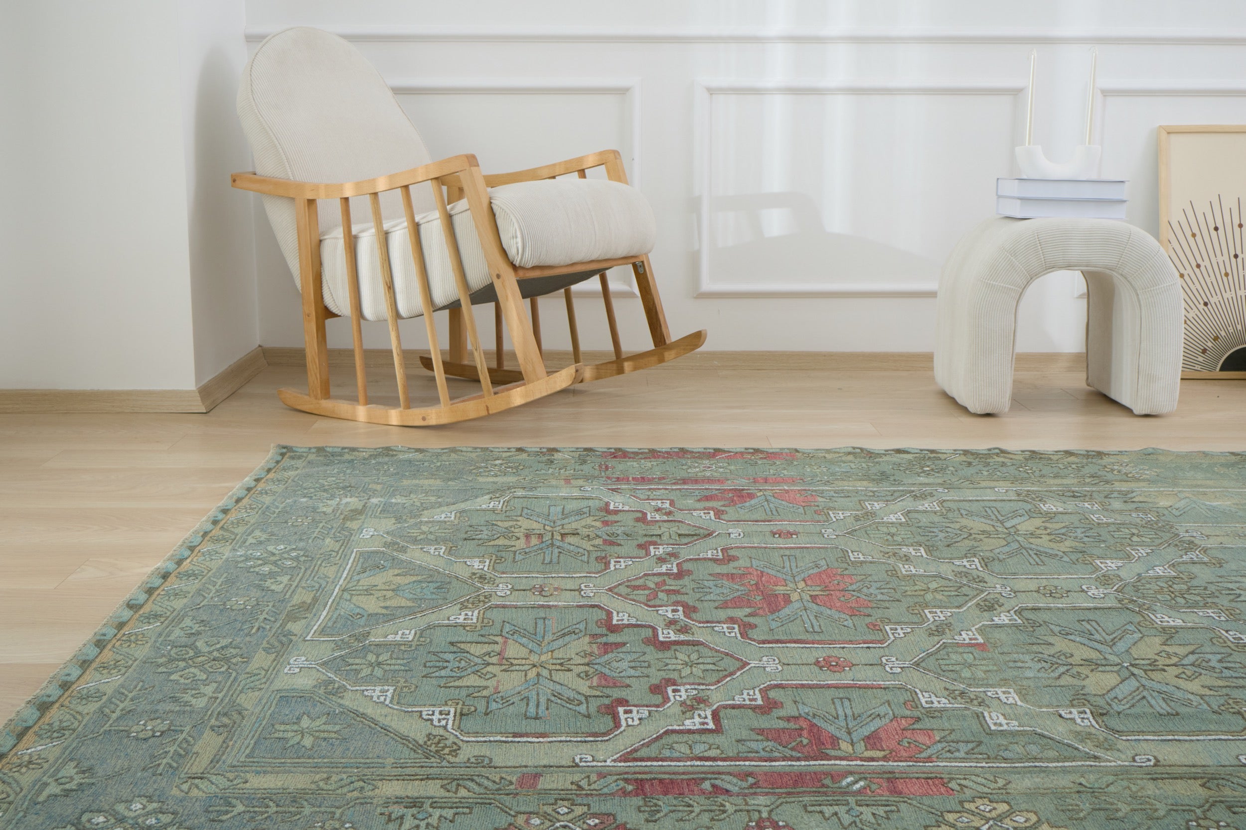 The Artisanal Beauty of Kylie - A Wool and Cotton Masterpiece | Kuden Rugs