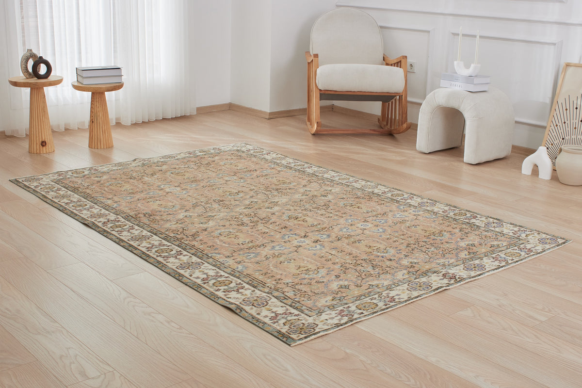 Laurie | Antique washed Turkish Carpet Elegance | Kuden Rugs