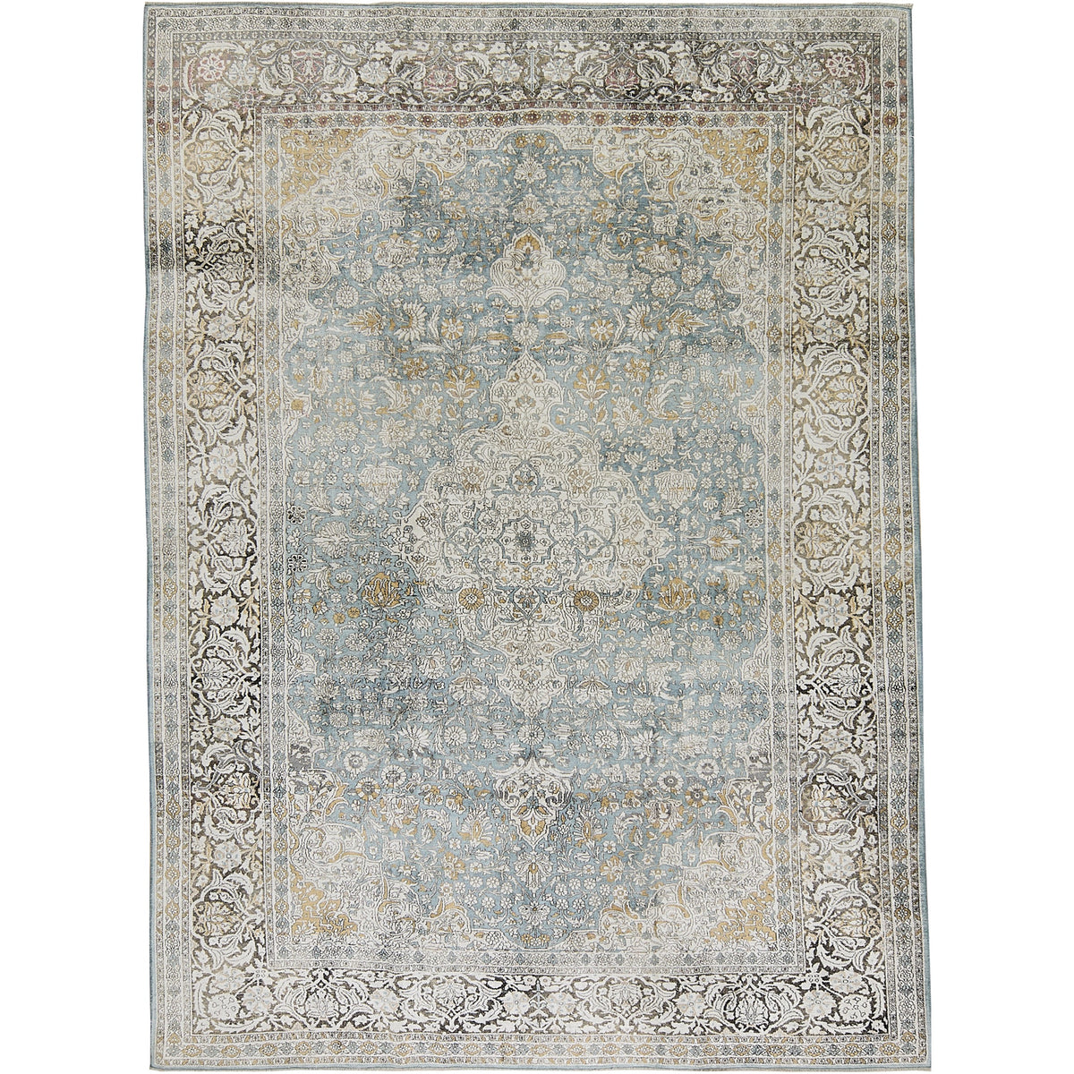 Lexi | Serene Blue Hand-Knotted Rug | Kuden Rugs