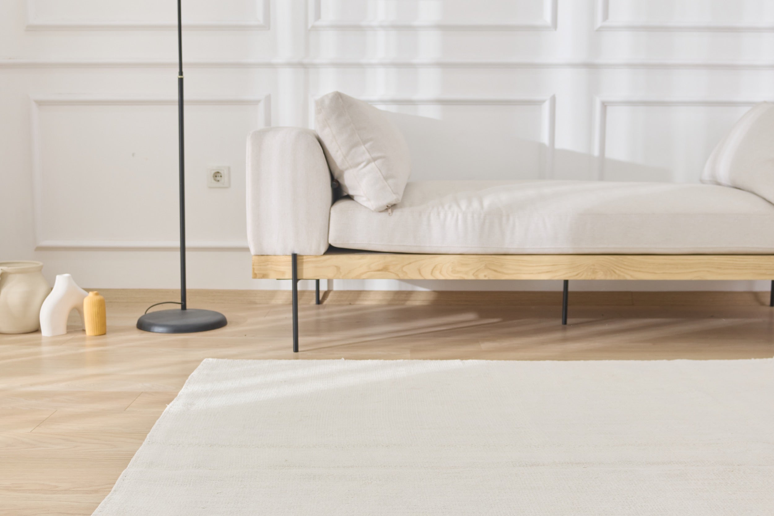 Indulge in the Understated Elegance of Liesel, a Low-Pile Turkish Rug | Kuden Rugs