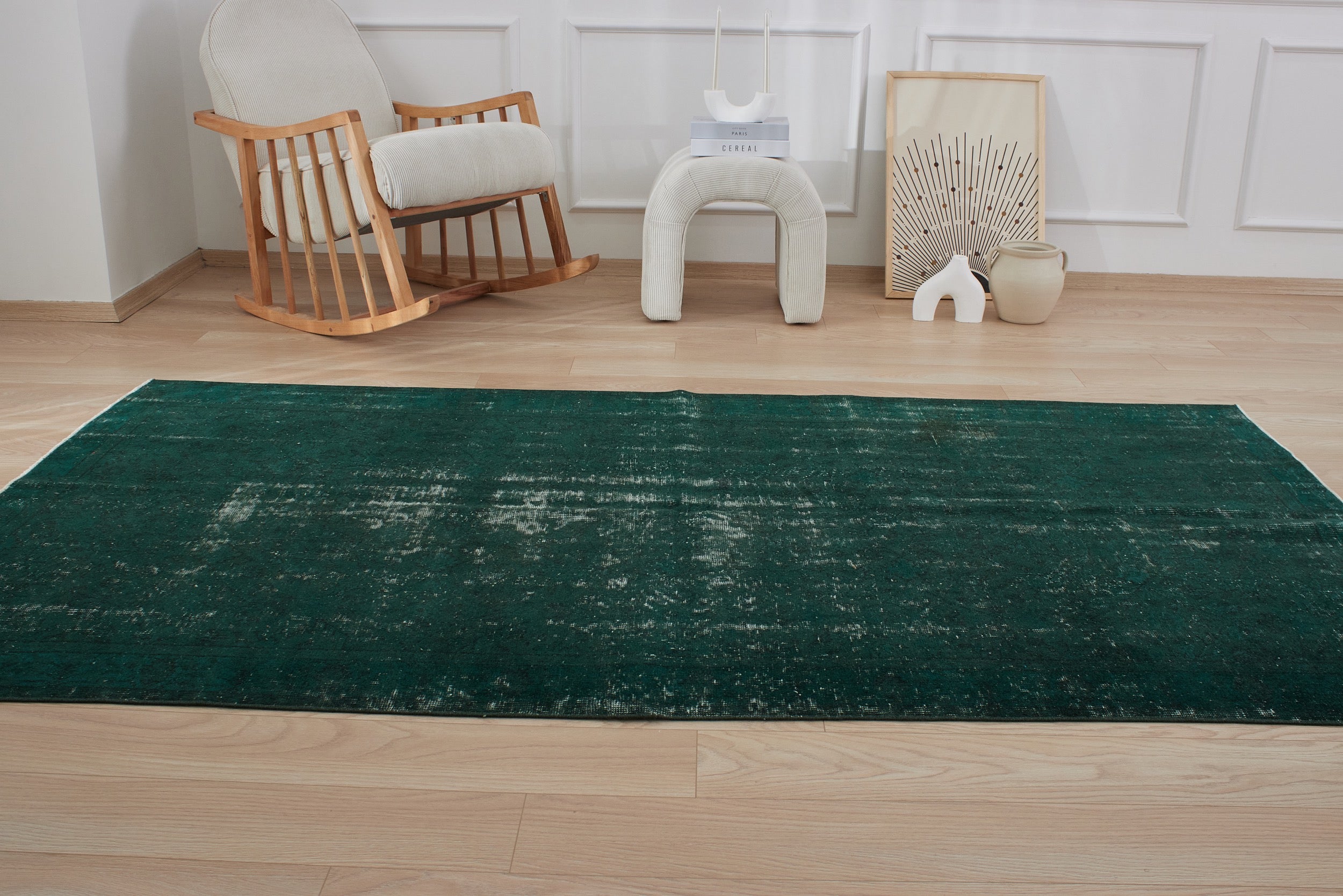 Lillie | Wool and Cotton Artisan Crafted Rug | Kuden Rugs