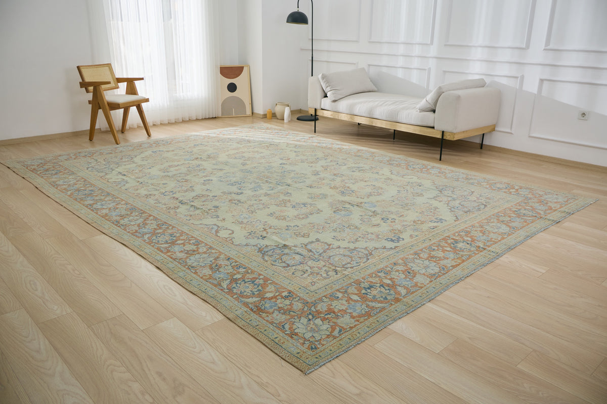 Lizbeth - A Floral Canvas from Mahal | Kuden Rugs