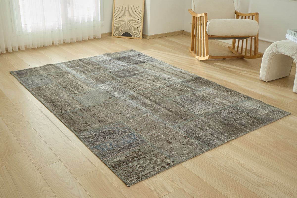 Macey - Vintage Patchwork Rug | Kuden Rugs