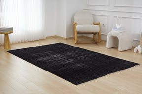 Maemi | Understated Elegance | Vintage Black Carpet | Kuden Rugs