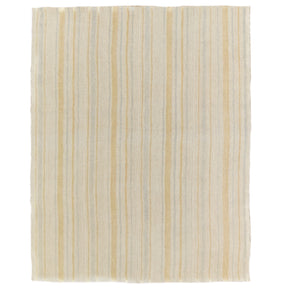 Marayna: A Captivating Striped Vintage Turkish Hemp Kilim Rug | Kuden Rugs