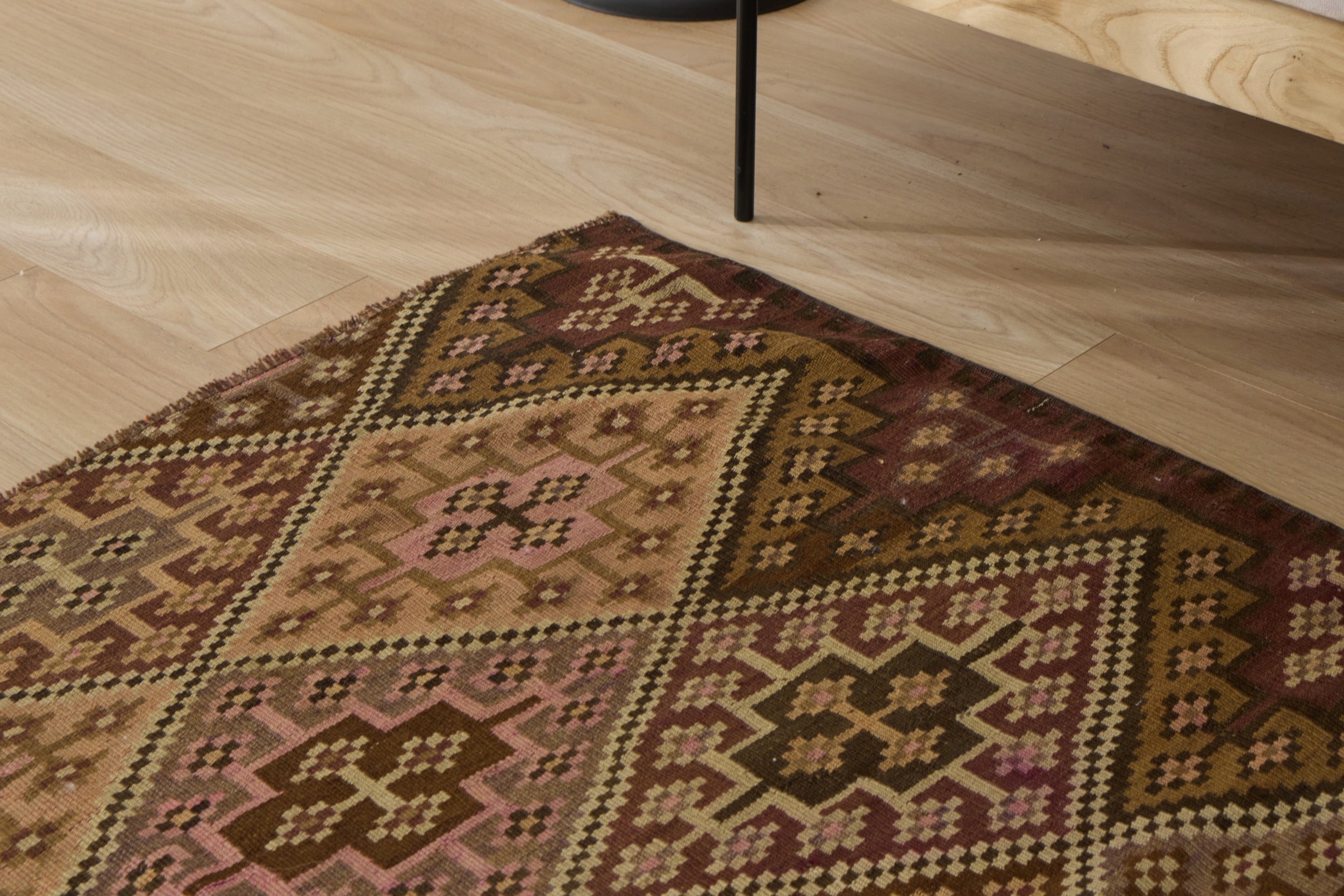 Maren: A unique Turkish carpet with rich brown tones. | Kuden Rugs