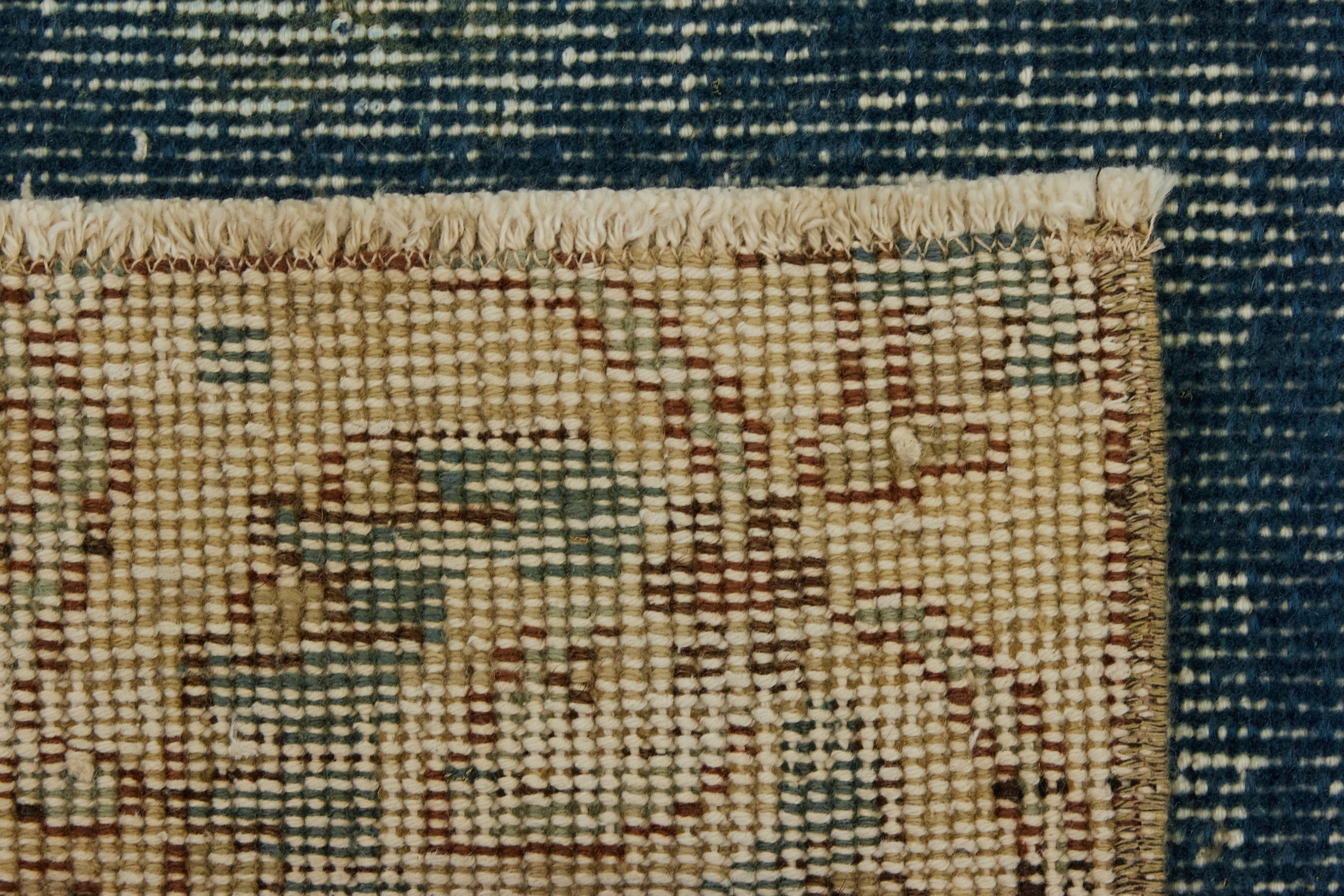 Maritza Blue Medallion Pattern Turkish Rug