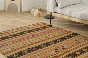 Mattie: A unique Turkish carpet with vibrant multi-color tones. | Kuden Rugs