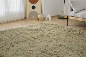 Melissa - A Canvas of Beige Brilliance | Kuden Rugs